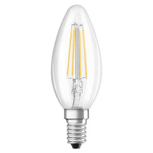 OSRAM Retrofit svíčková čirá 230V E14 LED EQ40 2700K