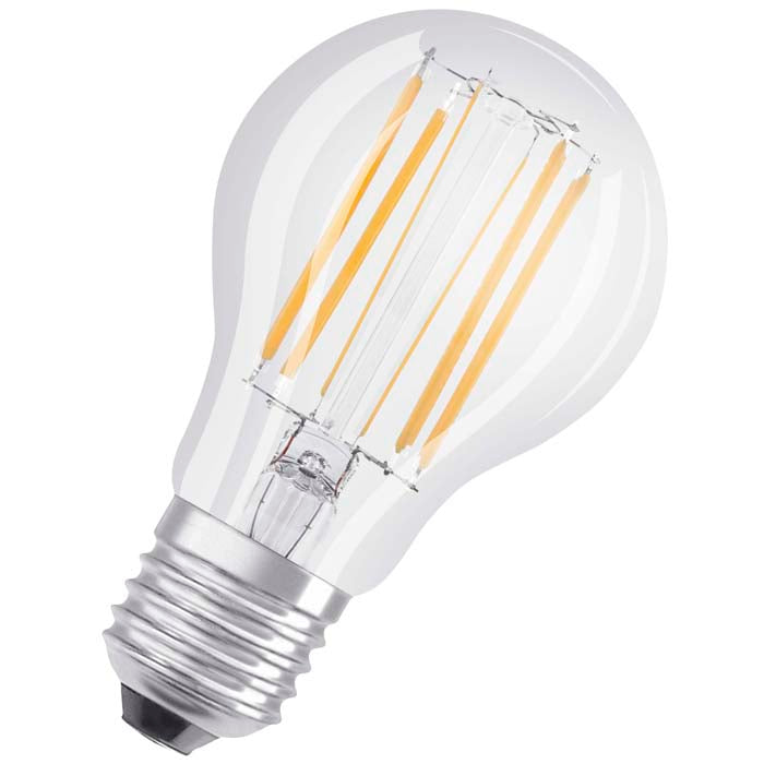 OSRAM Retrofit Classic A DIMM čirá 230V E27 LED EQ75 2700K