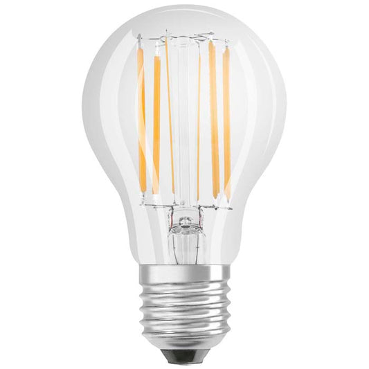 OSRAM Retrofit Classic A DIMM čirá 230V E27 LED EQ75 2700K