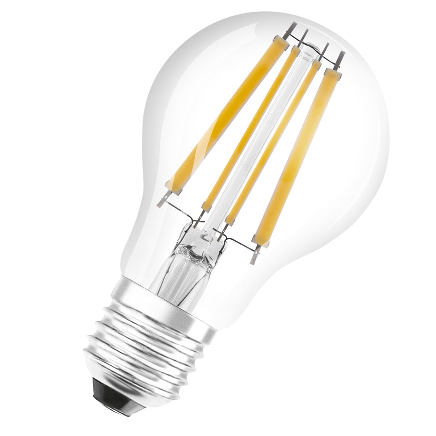 OSRAM Retrofit Classic A DIMM čirá 230V E27 LED EQ100 2700K