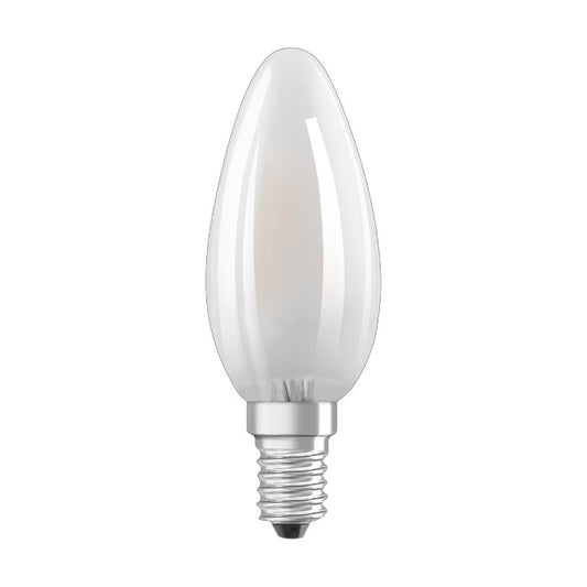 OSRAM Retrofit svíčková DIMM matná 230V E14 LED EQ40 2700K