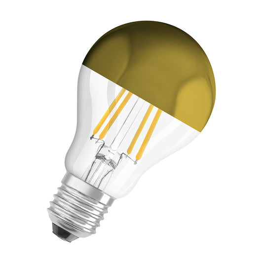 OSRAM TOP Classic A zlatá fólie 230V E27 LED EQ50 2700K