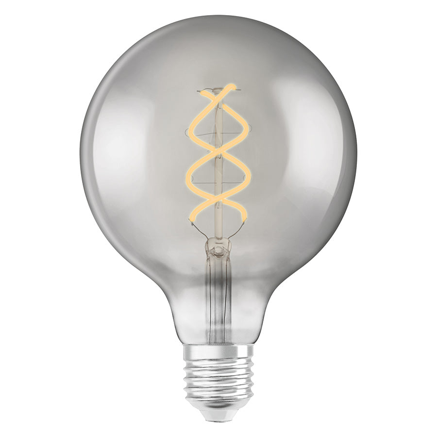 OSRAM Vintage Globe 125 SPIRAL kouřová 230V E27 LED EQ15 1800K
