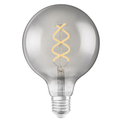 OSRAM Vintage Globe 125 SPIRAL kouřová 230V E27 LED EQ15 1800K