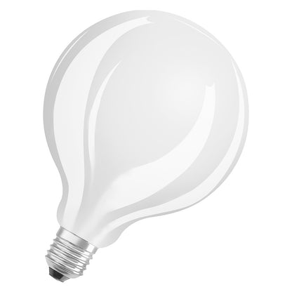 OSRAM Retrofit Globe 95 DIMM opálové sklo 230V E27 LED EQ100 2700K