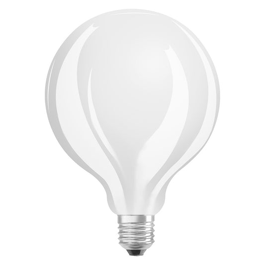 OSRAM Retrofit Globe 95 DIMM opálové sklo 230V E27 LED EQ75 2700K