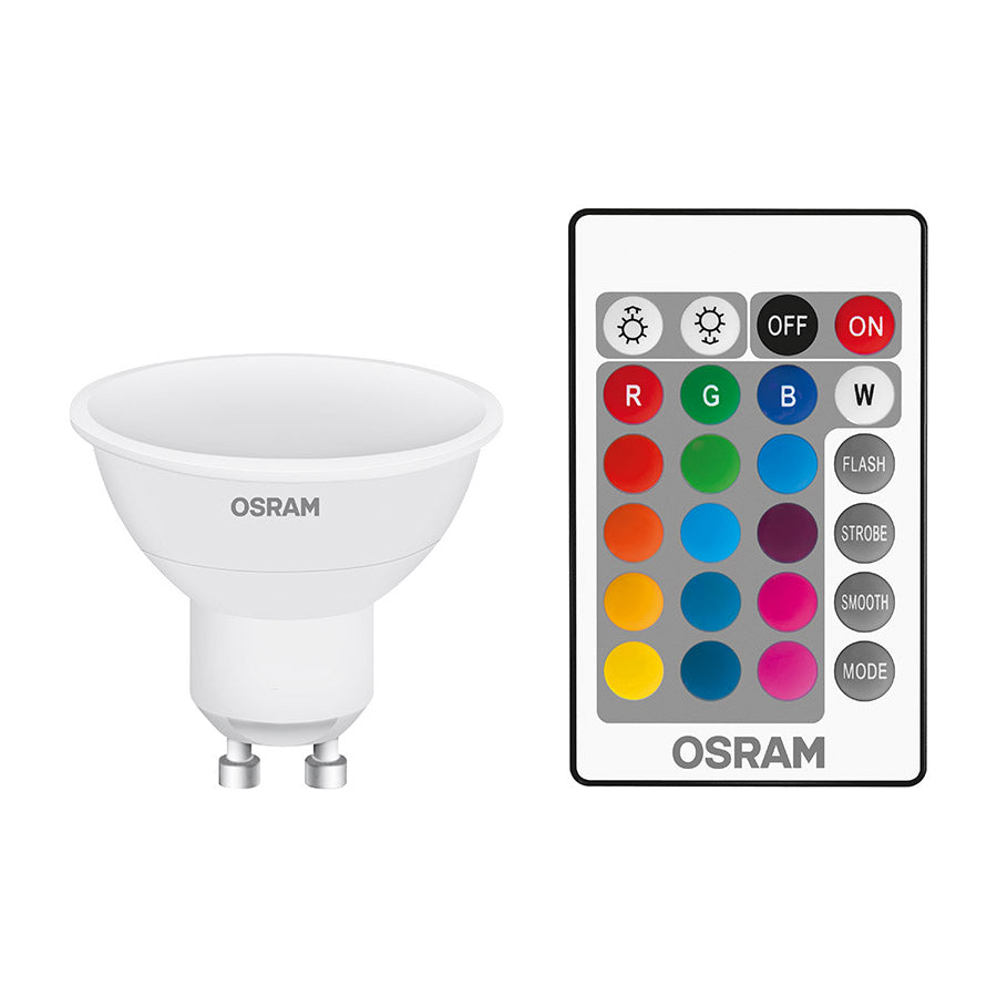 OSRAM RGBW PAR16 bílá 230V GU10 LED EQ25 2700K