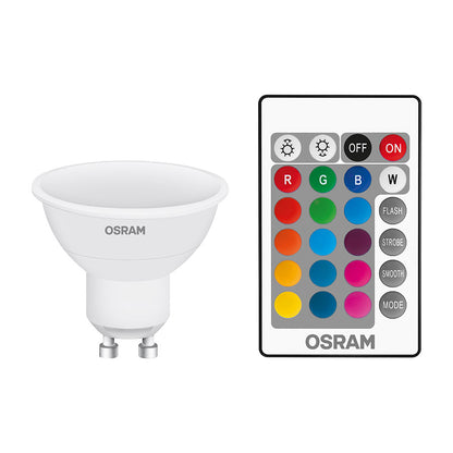 OSRAM RGBW PAR16 bílá 230V GU10 LED EQ25 2700K