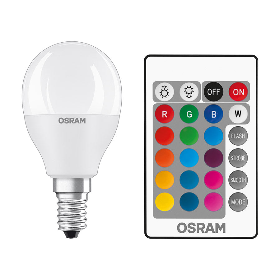 OSRAM RGBW ilum matná 230V E14 LED EQ40 2700K