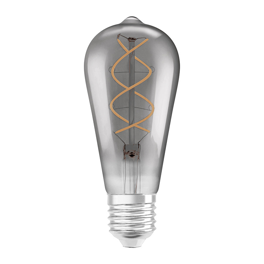 OSRAM Vintage Edison SPIRAL kouřová 230V E27 LED EQ15 1800K
