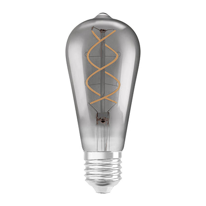 OSRAM Vintage Edison SPIRAL kouřová 230V E27 LED EQ15 1800K