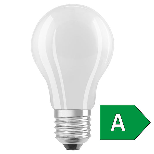 OSRAM ULTRA ECONOMY 210lm/W Classic A matná 230V E27 LED EQ100 3000K