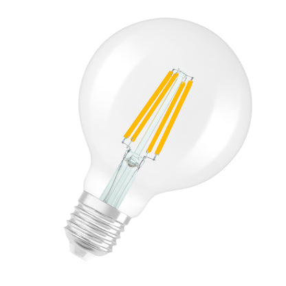 OSRAM Globe 80 čirá 230V E27 EQ60 2700K