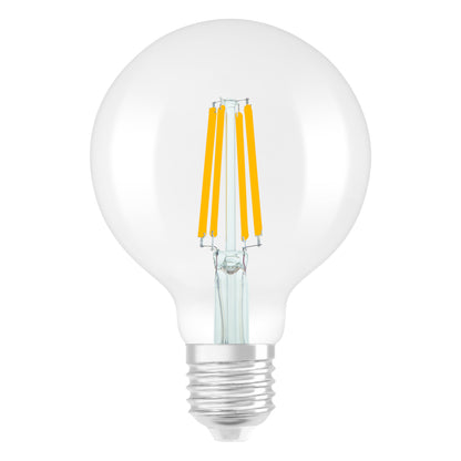 OSRAM Retrofit Globe 95 čirá 230V E27 EQ75 2700K