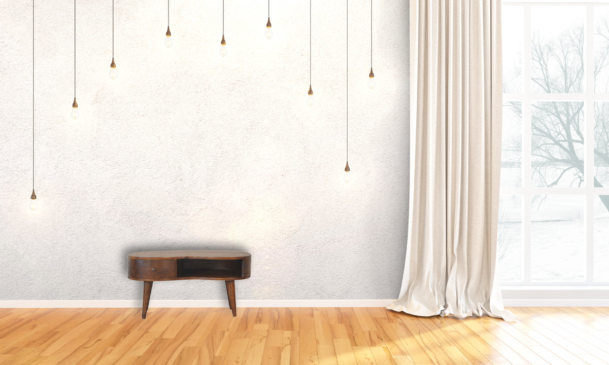 Konferenční stolek v kaštanovém odstínu, 80 × 50 × 40 cm
