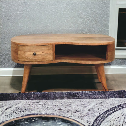 Konferenční stolek v dubovém odstínu, 80 × 50 × 40 cm