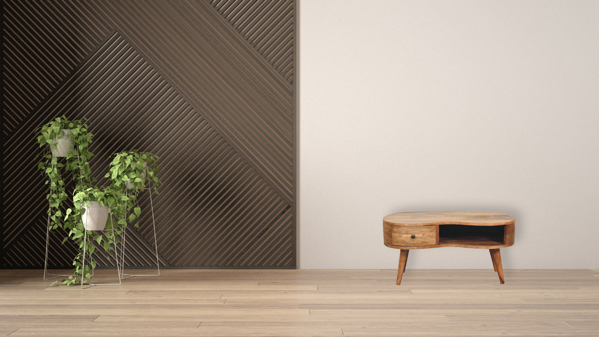 Konferenční stolek v dubovém odstínu, 80 × 50 × 40 cm