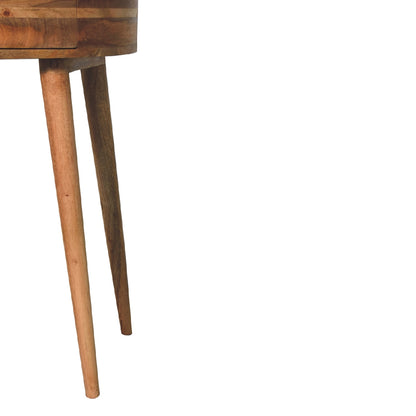 Konzolový stolek Odyssey v dubovém odstínu, 70 × 40 × 80 cm