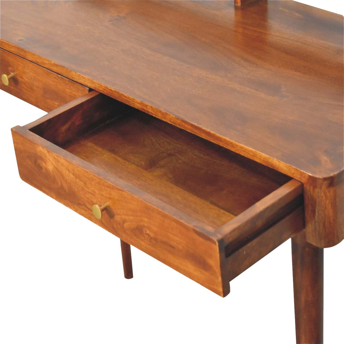 Konzolový stolek Elevated v kaštanovém odstínu, 100 × 45 × 88 cm