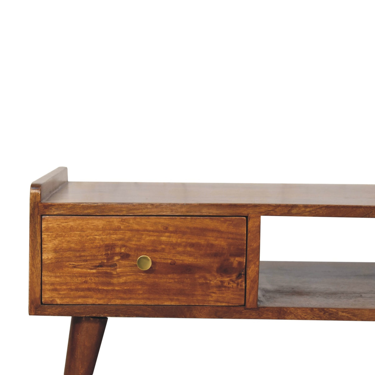 Konferenční stolek Elevated v kaštanovém odstínu, 100 × 50 × 43 cm