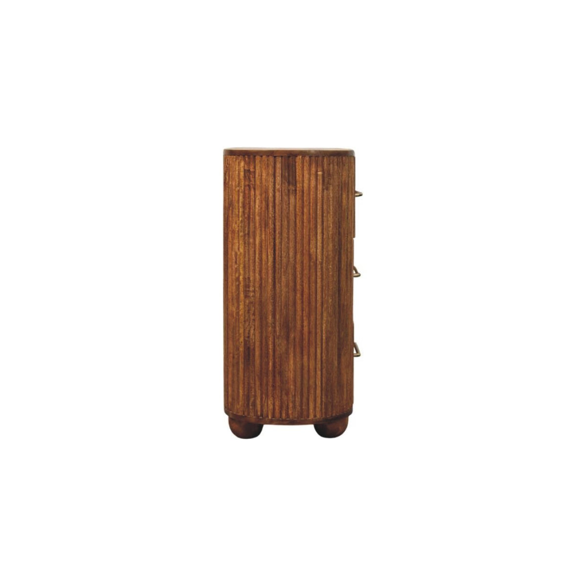 Komoda Ridgefront v dubovém odstínu, 135 × 35 × 79 cm