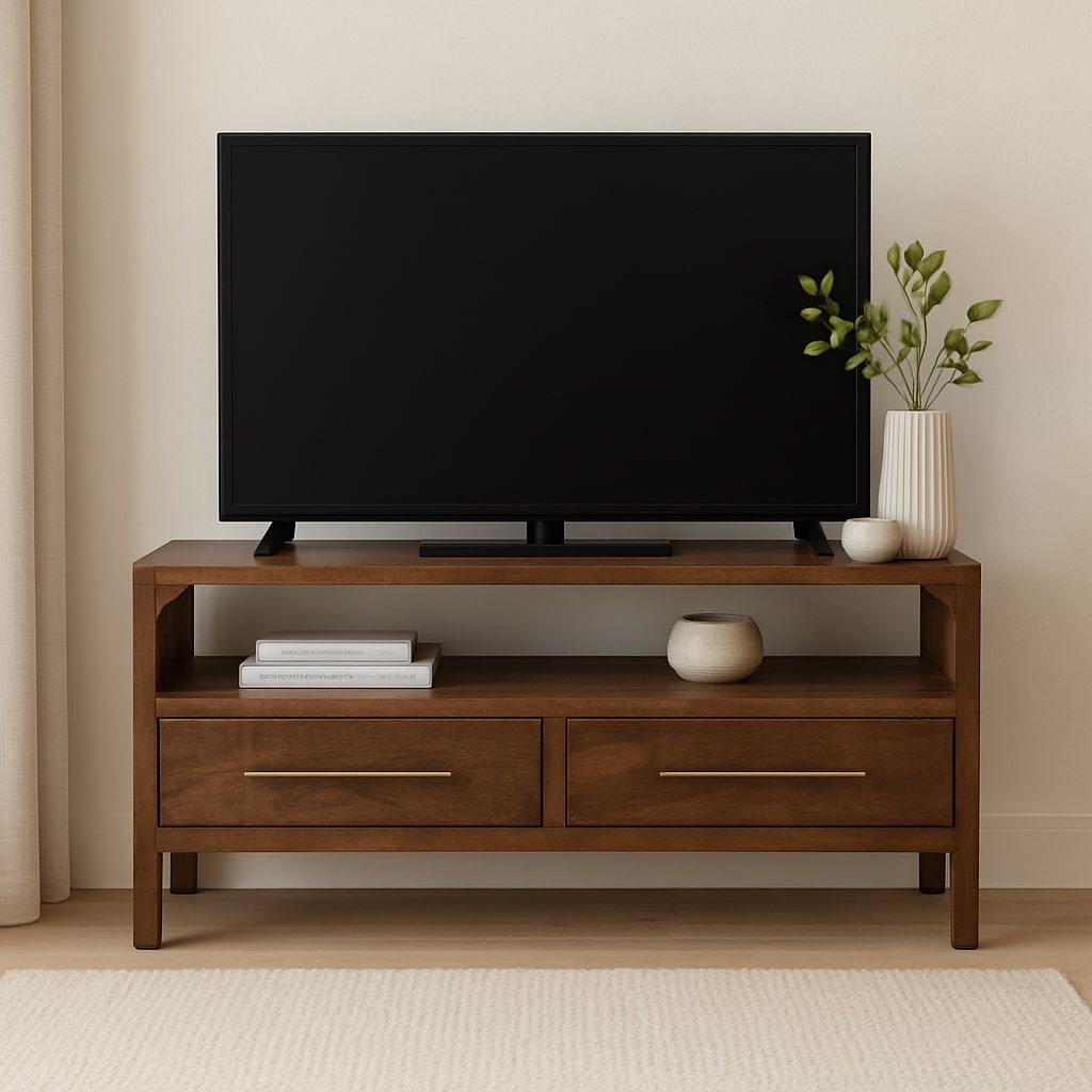 TV stolek z masivního mangového dřeva, 110 × 35 × 50 cm