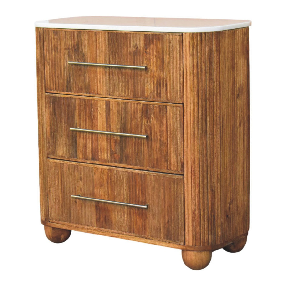 Komoda Beaumont s mramorovým prvkem, 74 × 34 × 78 cm