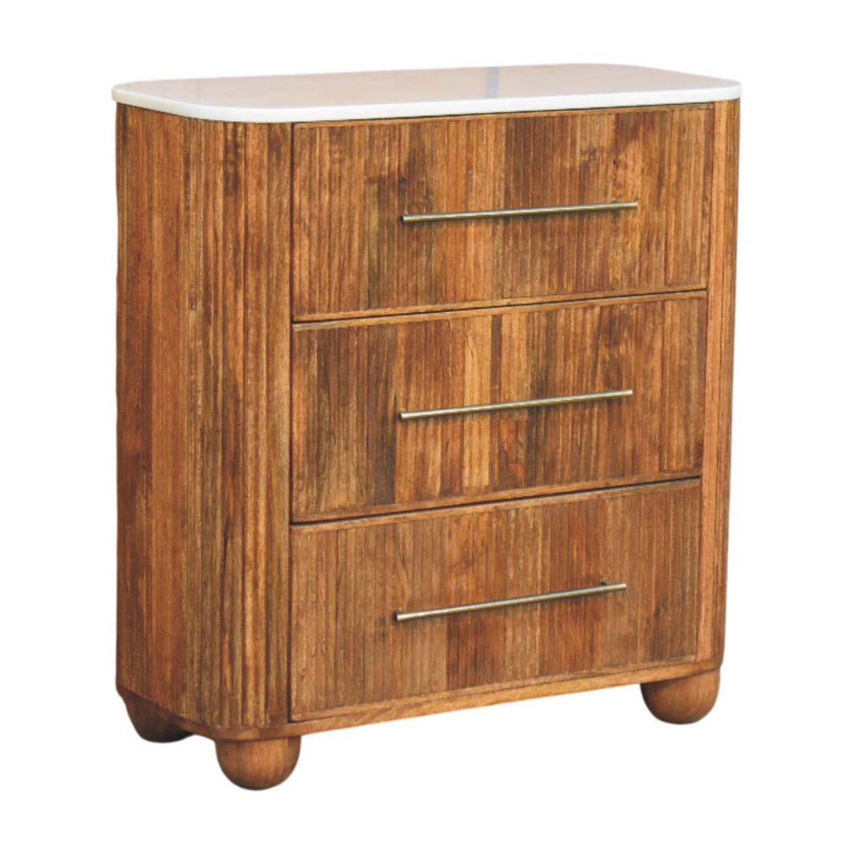 Komoda Beaumont s mramorovým prvkem, 74 × 34 × 78 cm