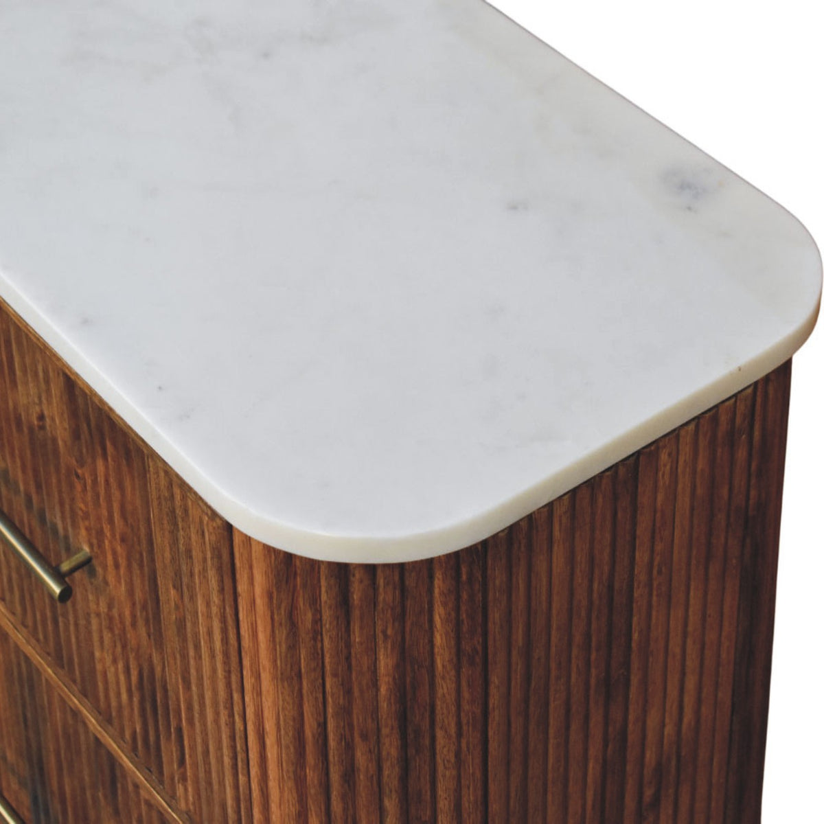 Komoda Beaumont s mramorovým prvkem, 74 × 34 × 78 cm