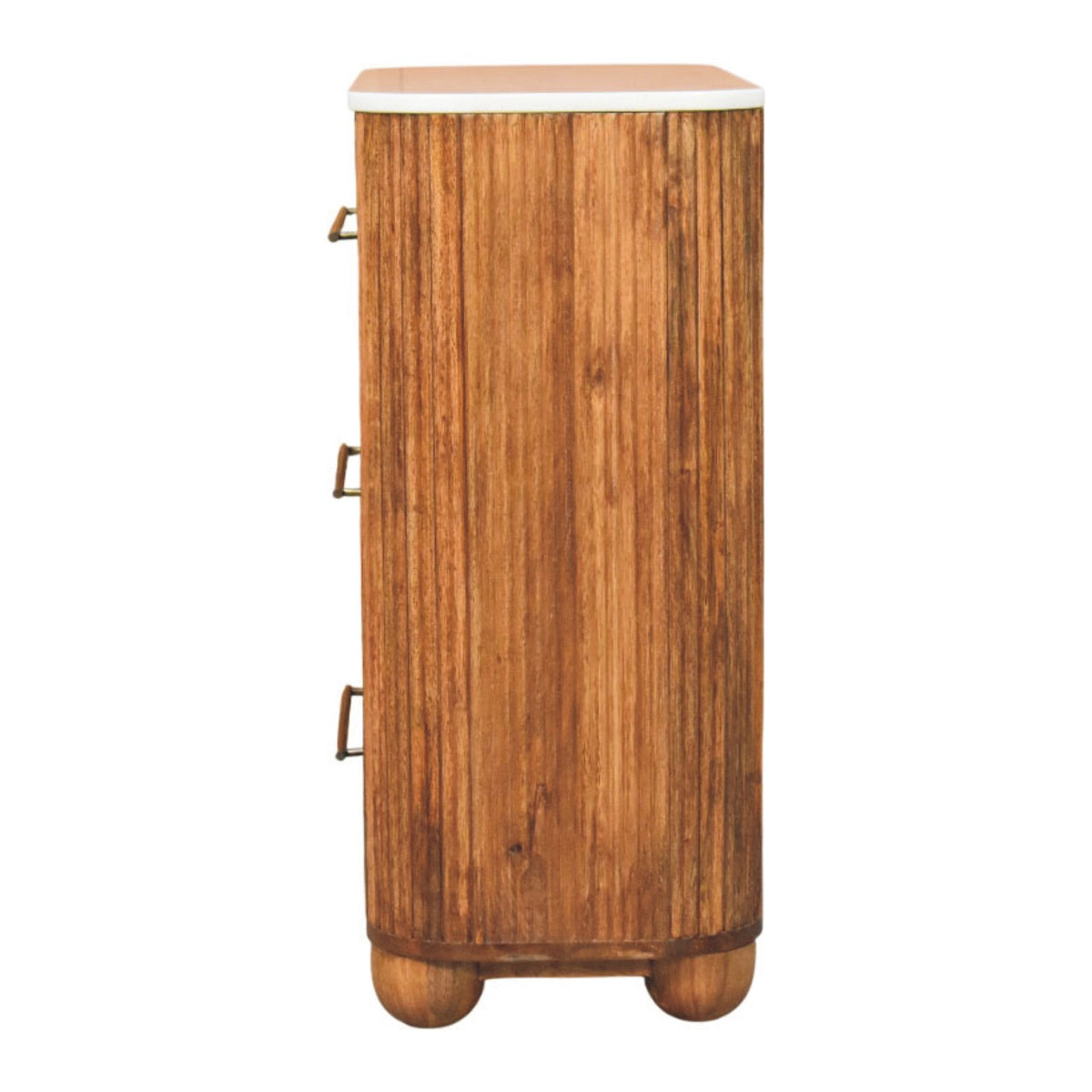 Komoda Beaumont s mramorovým prvkem, 74 × 34 × 78 cm