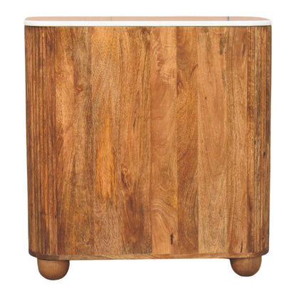 Komoda Beaumont s mramorovým prvkem, 74 × 34 × 78 cm