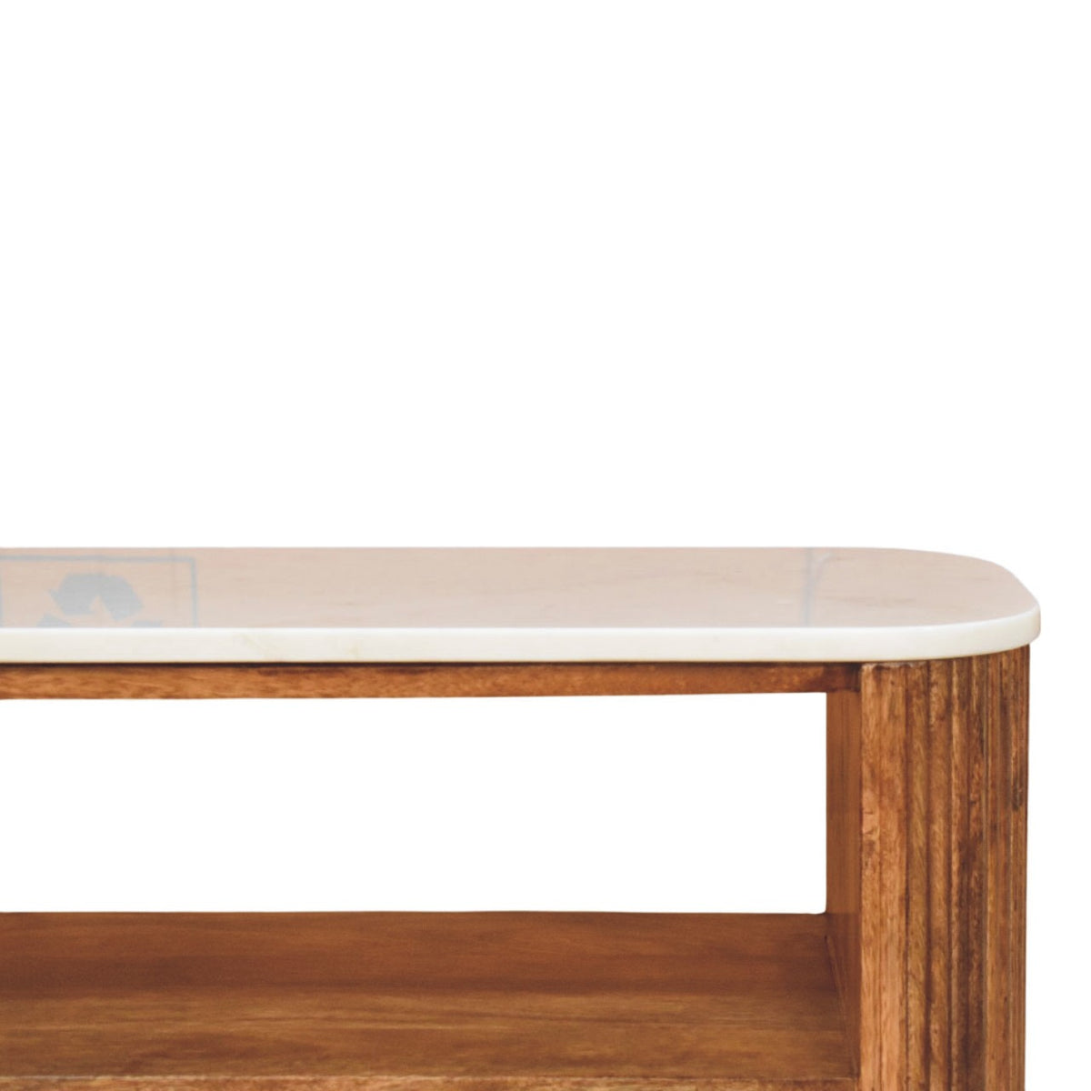 Lavice Beaumont s mramorovým prvkem, 90 × 34 × 50 cm
