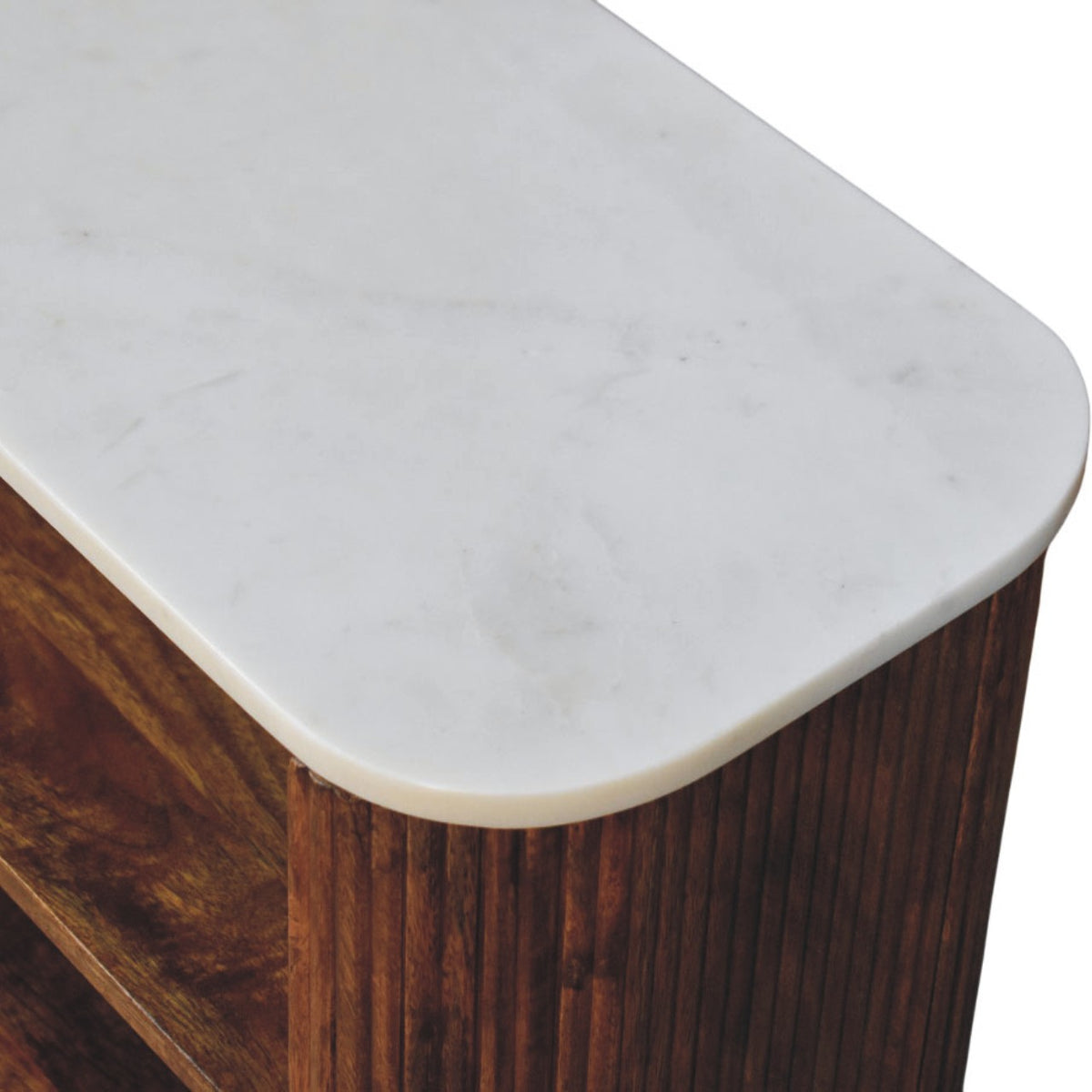 Lavice Beaumont s mramorovým prvkem, 90 × 34 × 50 cm