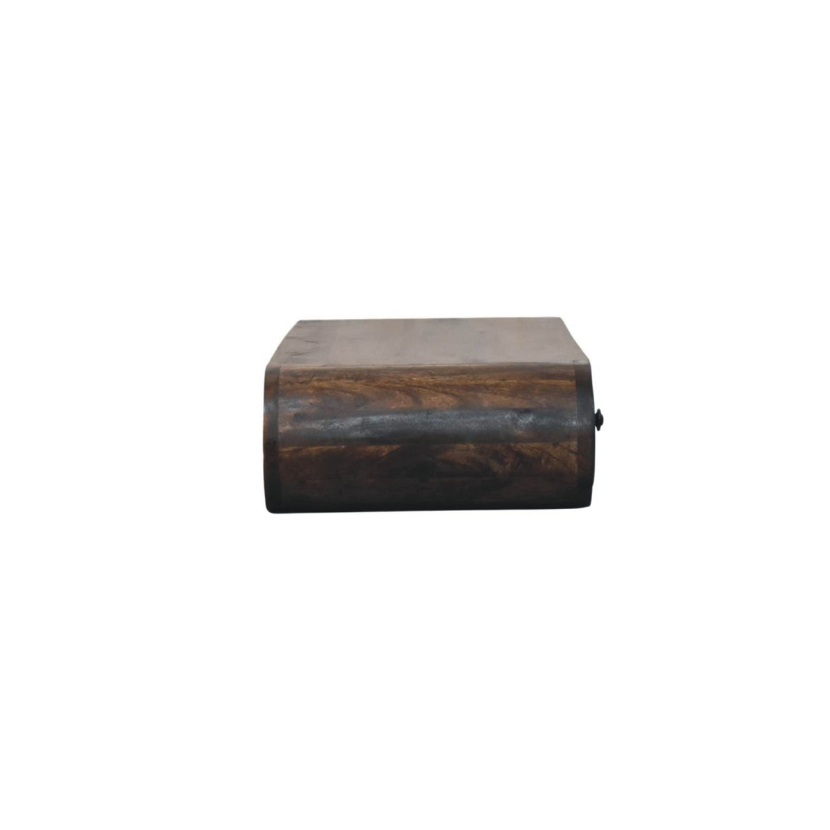 Konzolový stolek Contour na stěnu z masivního mangového dřeva, 80 × 32 × 15 cm
