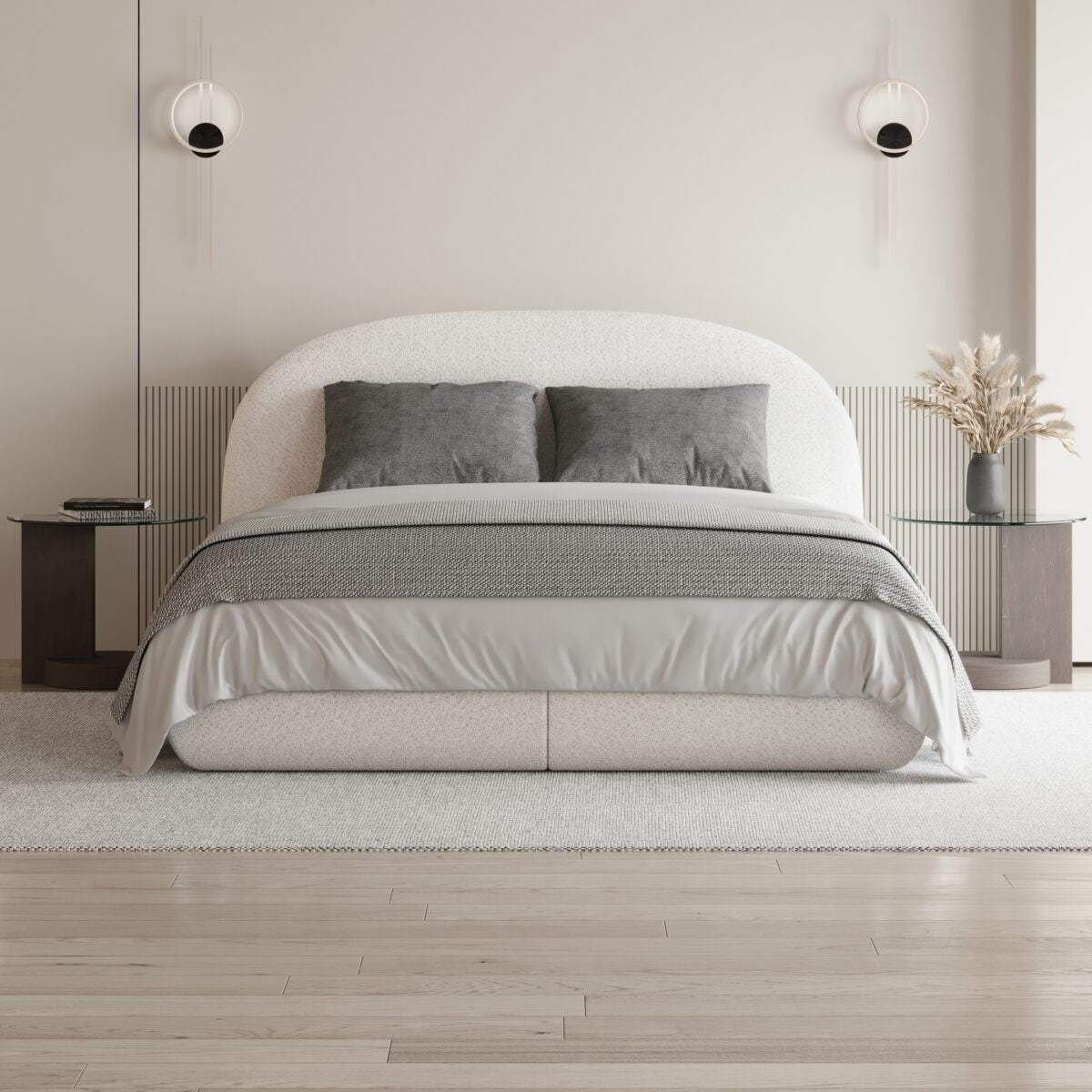 Čalouněná postel Moet, 180 × 200 cm – fotografie výrobce