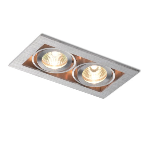 FIZZ II náklopná hliník 12V GU53 2x50W