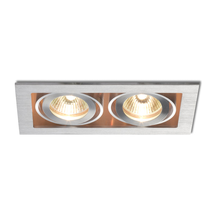 FIZZ II náklopná hliník 12V GU53 2x50W