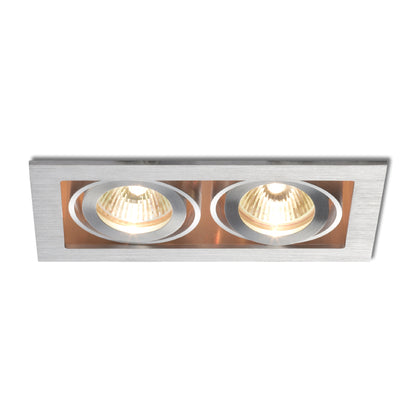 FIZZ II náklopná hliník 12V GU53 2x50W