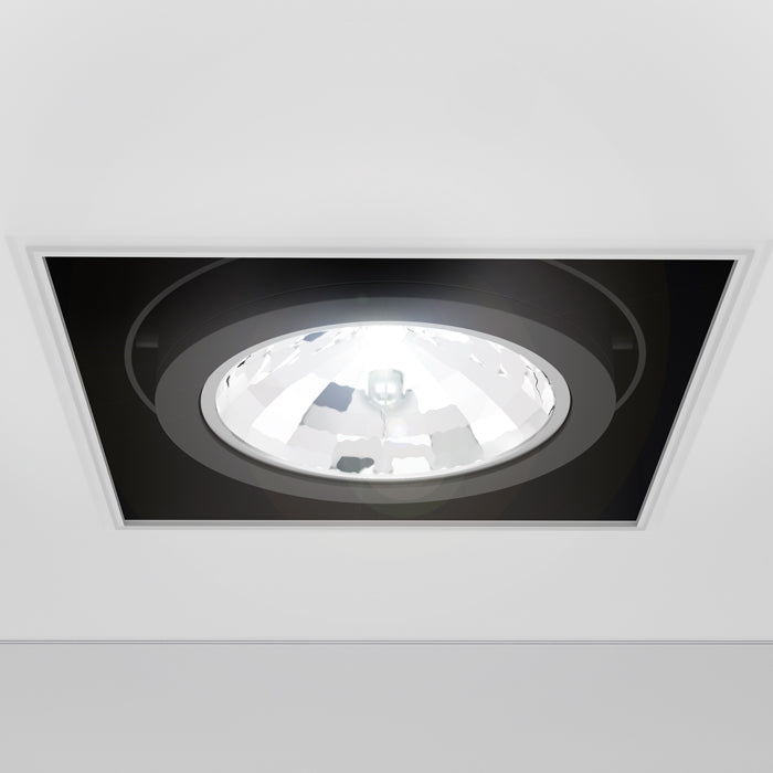 OFFICE TWIN zápustná bílá 230V/12V 2GX13+G53 55+50W