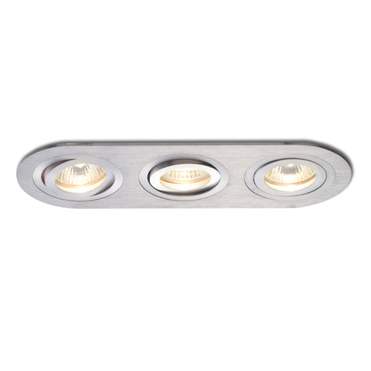 BIZZ III výklopná česaný hliník 12V GU53 3x50W