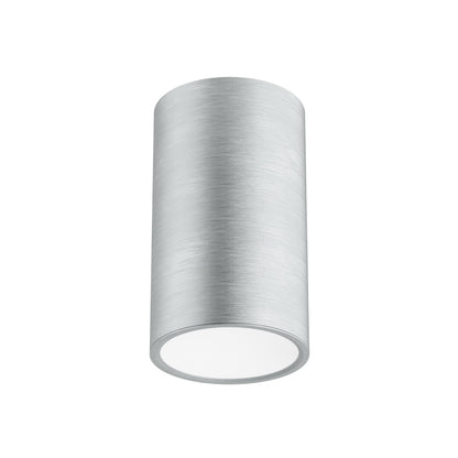 MEA stropní válcová česaný hliník 230V LED E27 15W