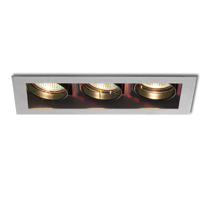 MONE III výklopná stříbrnošedá 12V GU53 3x50W
