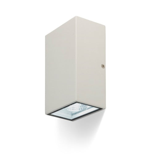 DIXIE 10x16 nástěnná bílá 230V LED 2x5W 84° IP54 3000K