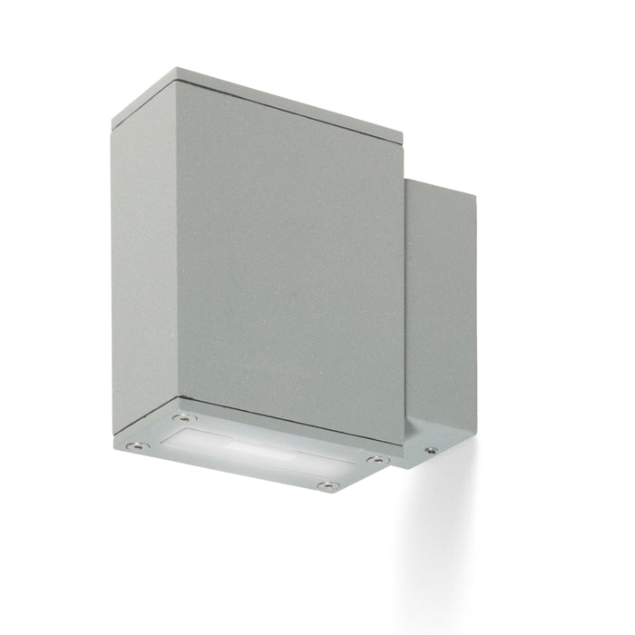 DIXIE 4x12 nástěnná stříbrnošedá 230V/700mA LED 2x3W 48° IP54 3000K