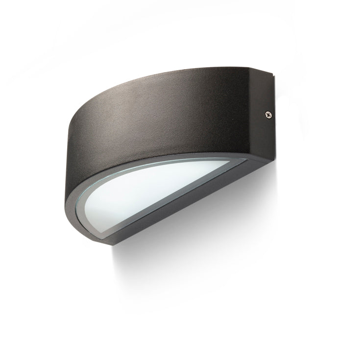LESA nástěnná černá 230V LED E27 26W IP54
