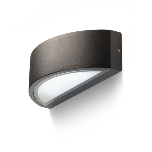LESA nástěnná černá 230V LED E27 26W IP54