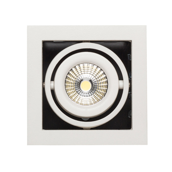 LEDA zápustná bílá 230V/350mA LED 5.4W 25° 3000K