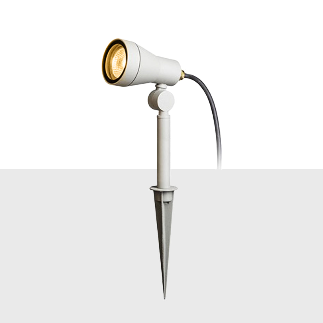 DIREZZA na bodci stříbrnošedá 230V LED GU10 8W IP54