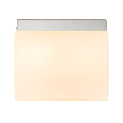 ARANA SQ přisazená matný nikl 230V LED E14 2x6W