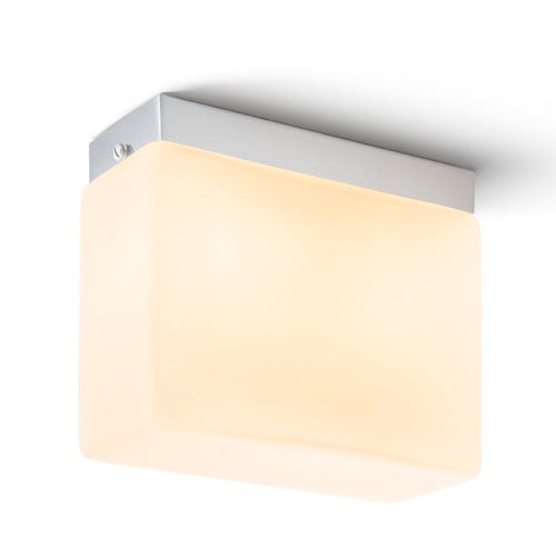 ARANA SQ přisazená matný nikl 230V LED E14 2x6W